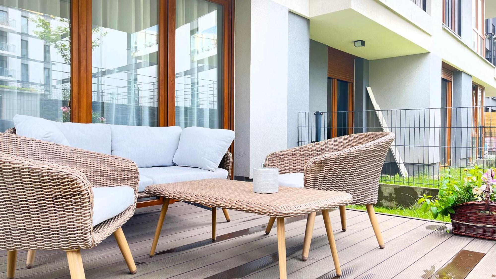 Apartamento Classy 2-room With Private Garden And Air Conditioning- Old Town