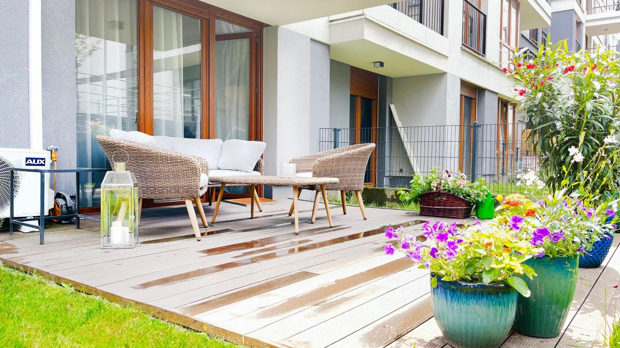 Apartamento Classy 2-room With Private Garden And Air Conditioning- Old Town *