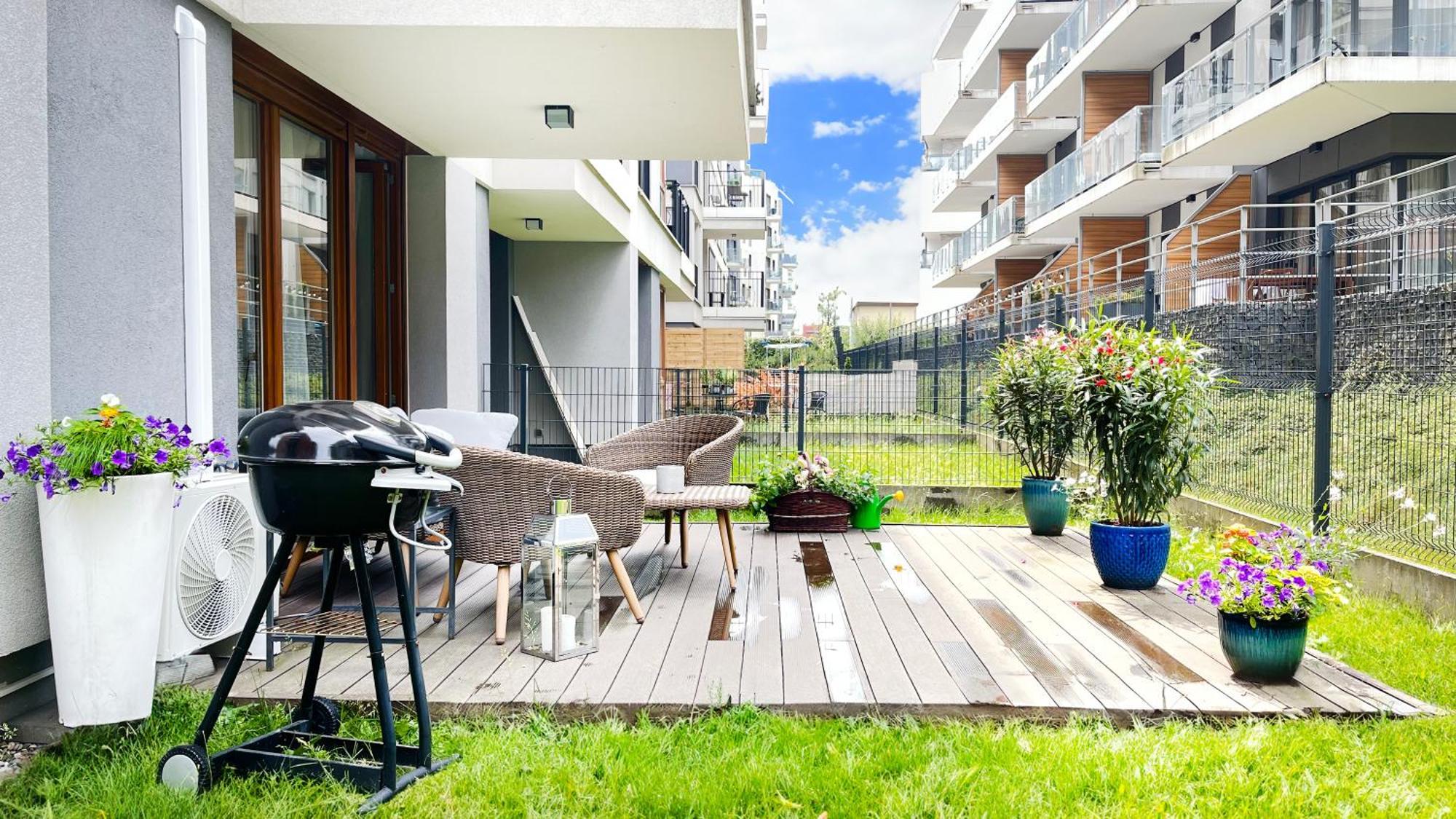 Apartamento Classy 2-room With Private Garden And Air Conditioning- Old Town Cracovia